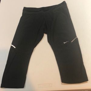 Nike Running Dri Fit Crop Athletic Pants Size S